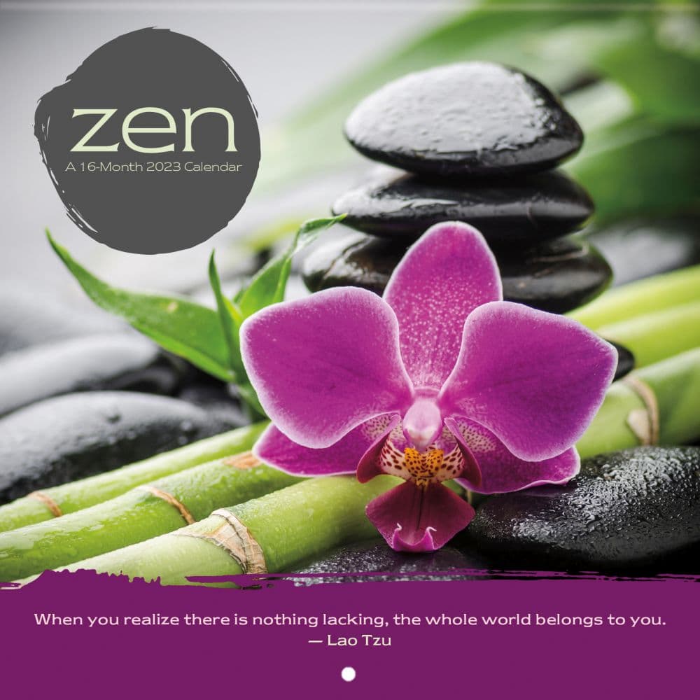 Zen 2023 Mini Wall Calendar - Calendars.com