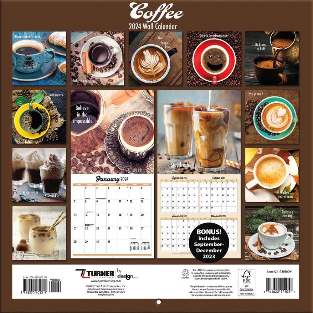 Coffee 2024 Mini Wall Calendar First Alternate Image width=&quot;1000&quot; height=&quot;1000&quot;