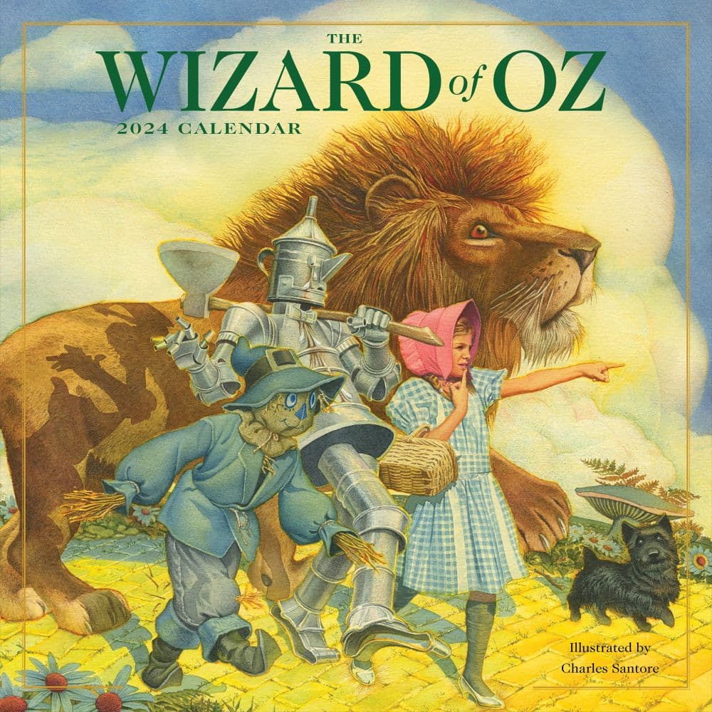 Wizard Of Oz 2024 Wall Calendar Main Image
