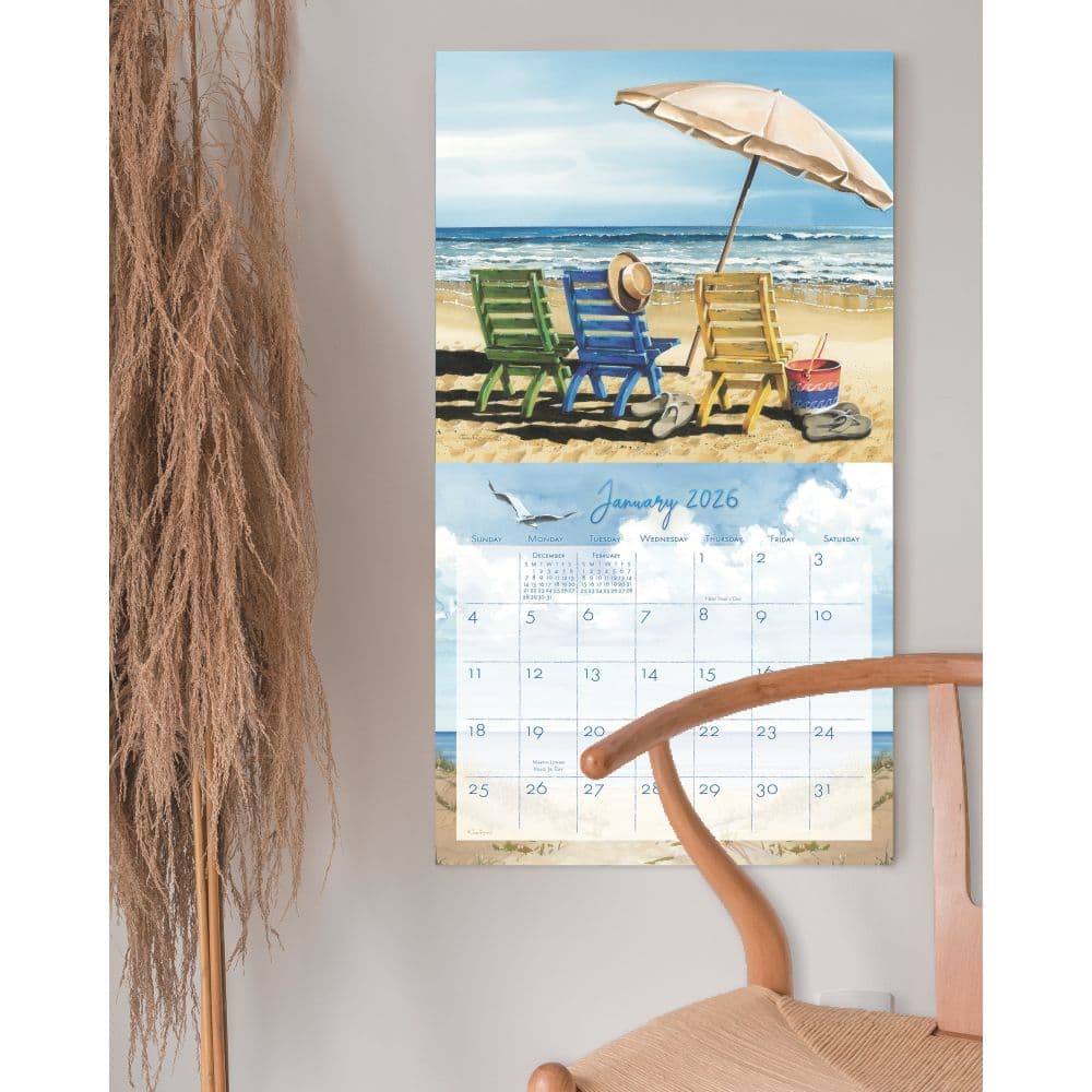By The Sea by John Rossini 2026 Wall Calendar Fourth Alternate Image