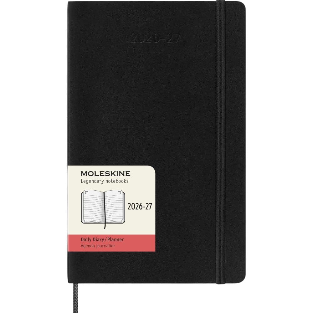 Moleskine Black Large 2027 Daily Soft Cover Planner Main Product Image