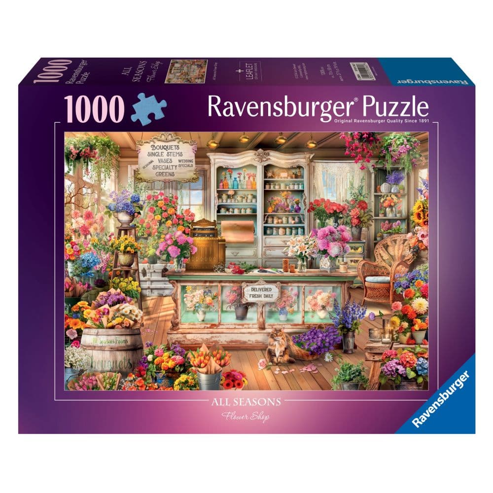 image All Seasons Flower Shop 1000 Piece Puzzle Main Product Image