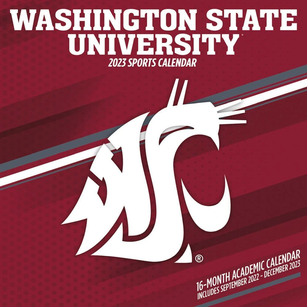 Washington State University Cougars 2023 Wall Calendar
