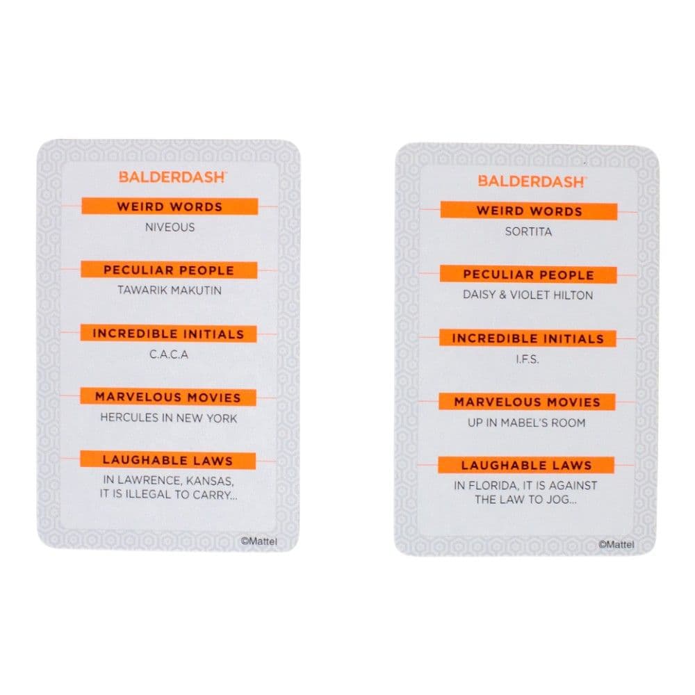 Balderdash Game Sixth Alternate Image