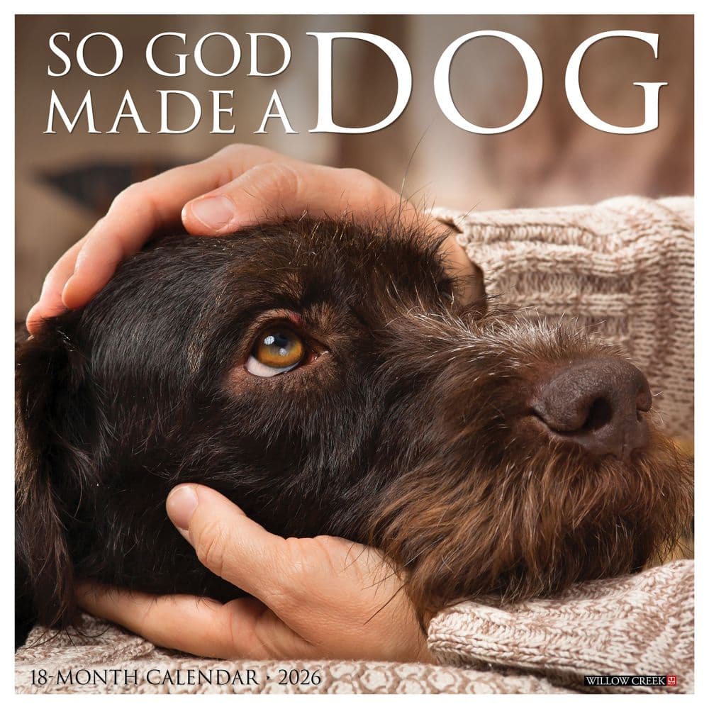 So God Made a Dog 2026 Wall Calendar Main Image