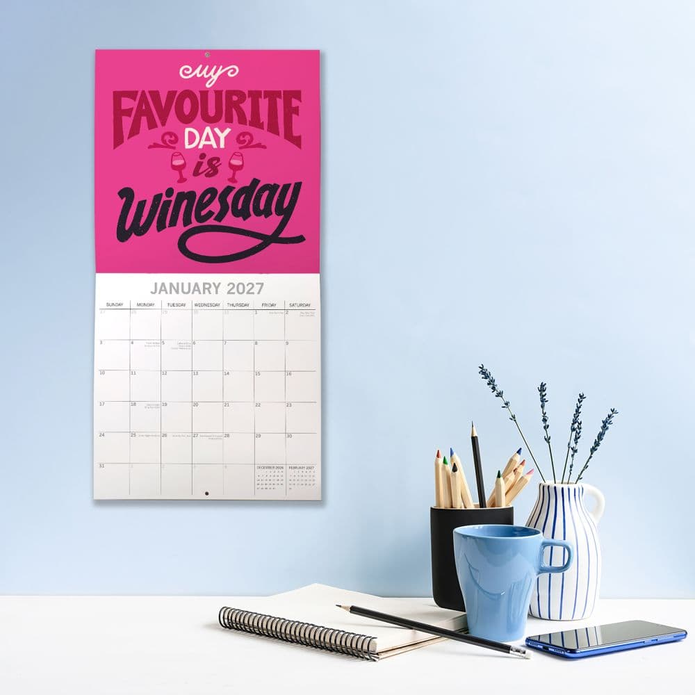 Wine Signs 2027 Wall Calendar Third Alternate Image