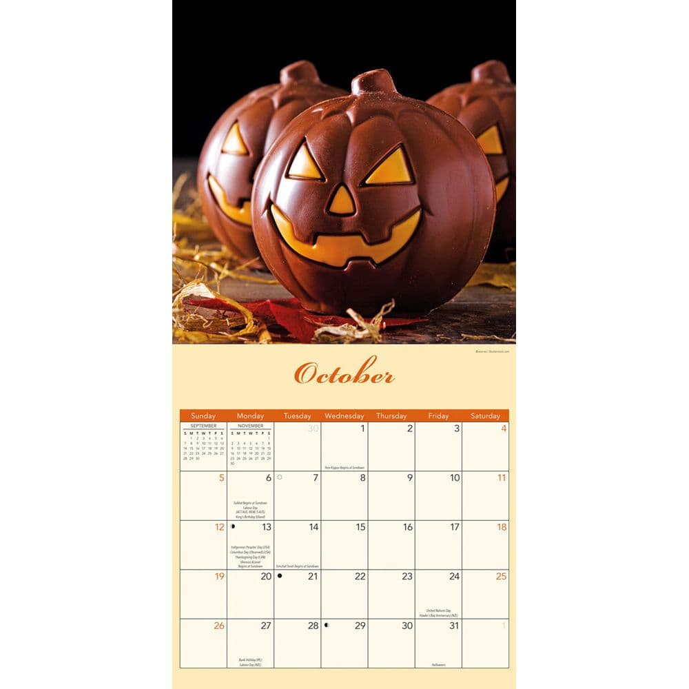 Chocolate 2025 Wall Calendar Fourth Alternate Image width=&quot;1000&quot; height=&quot;1000&quot;