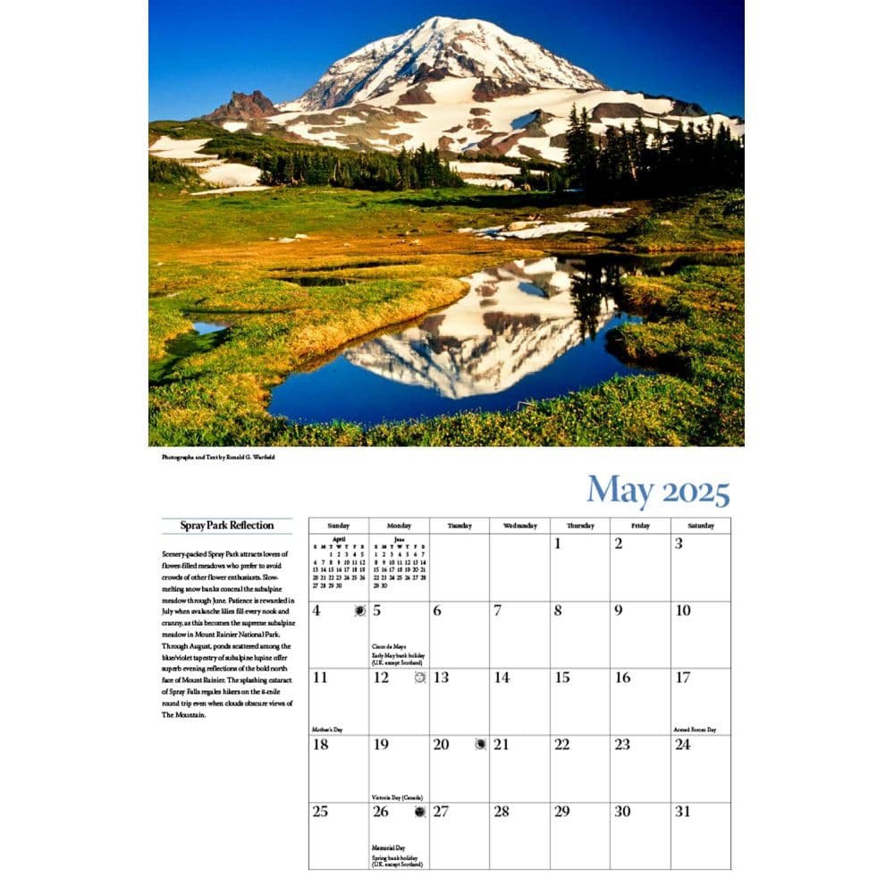 Mount Rainer 2025 Wall Calendar Second Alternate Image width=&quot;1000&quot; height=&quot;1000&quot;