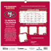 image NFL San Francisco 49ers 2026 Memomate Spiral Wall Calendar
