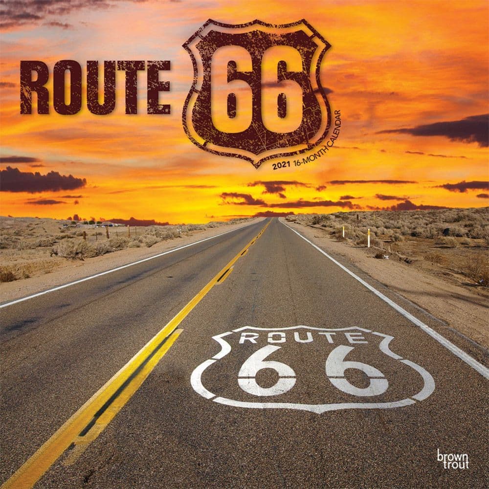 Route 66 Wall Calendar - Calendars.com