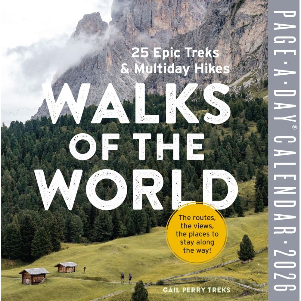 Walks of the World 2026 Desk Calendar Second Alternate Image