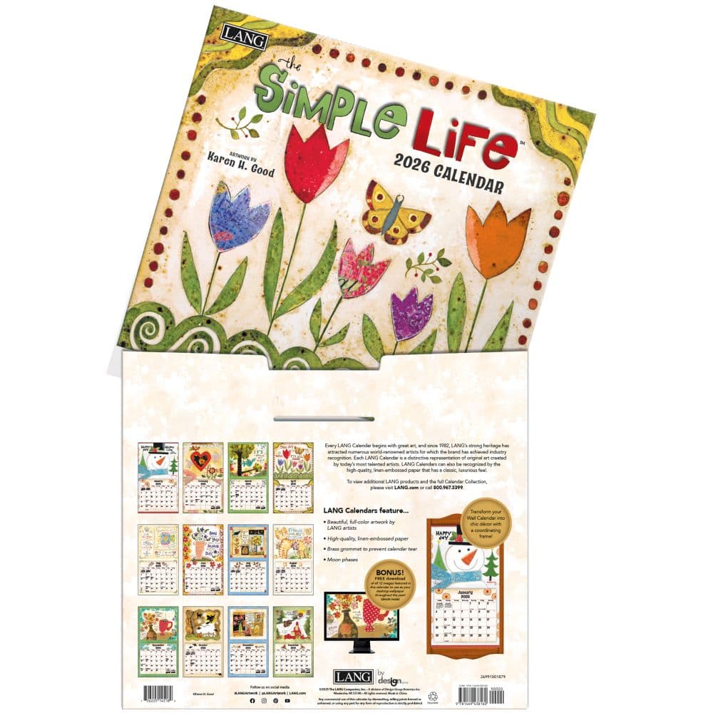 Simple Life 2026 Wall Calendar by Karen H. Good_ALT3