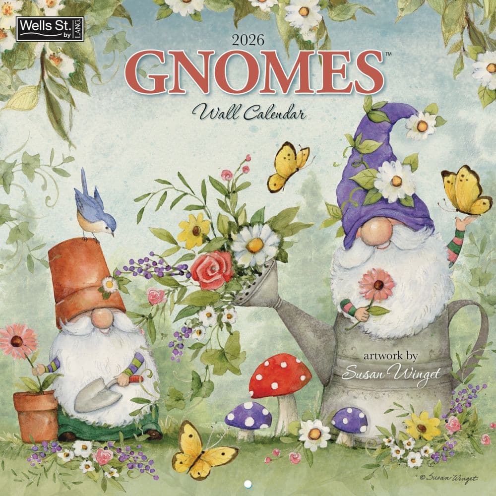 Gnomes 2026 Wall Calendar_Main Image