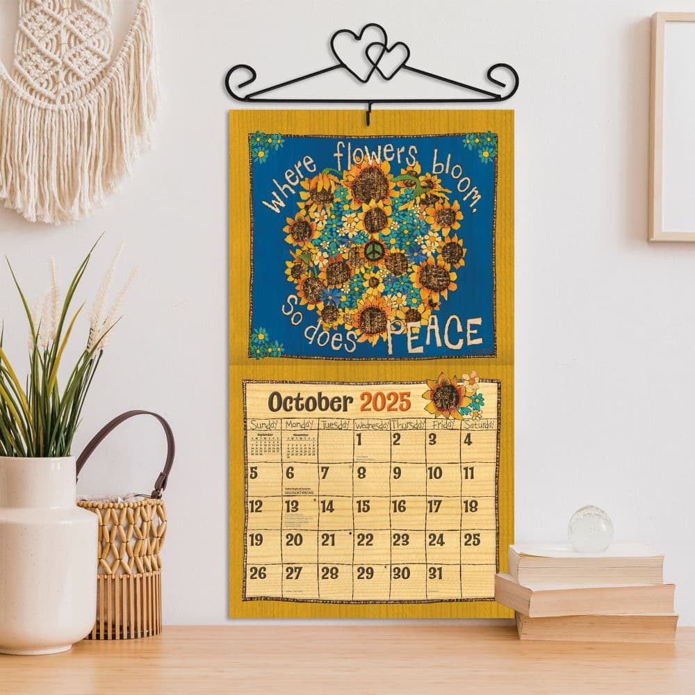 Painted Peace by Stephanie Burgess 2025 Wall Calendar Fourth Alternate Image width=&quot;1000&quot; height=&quot;1000&quot;