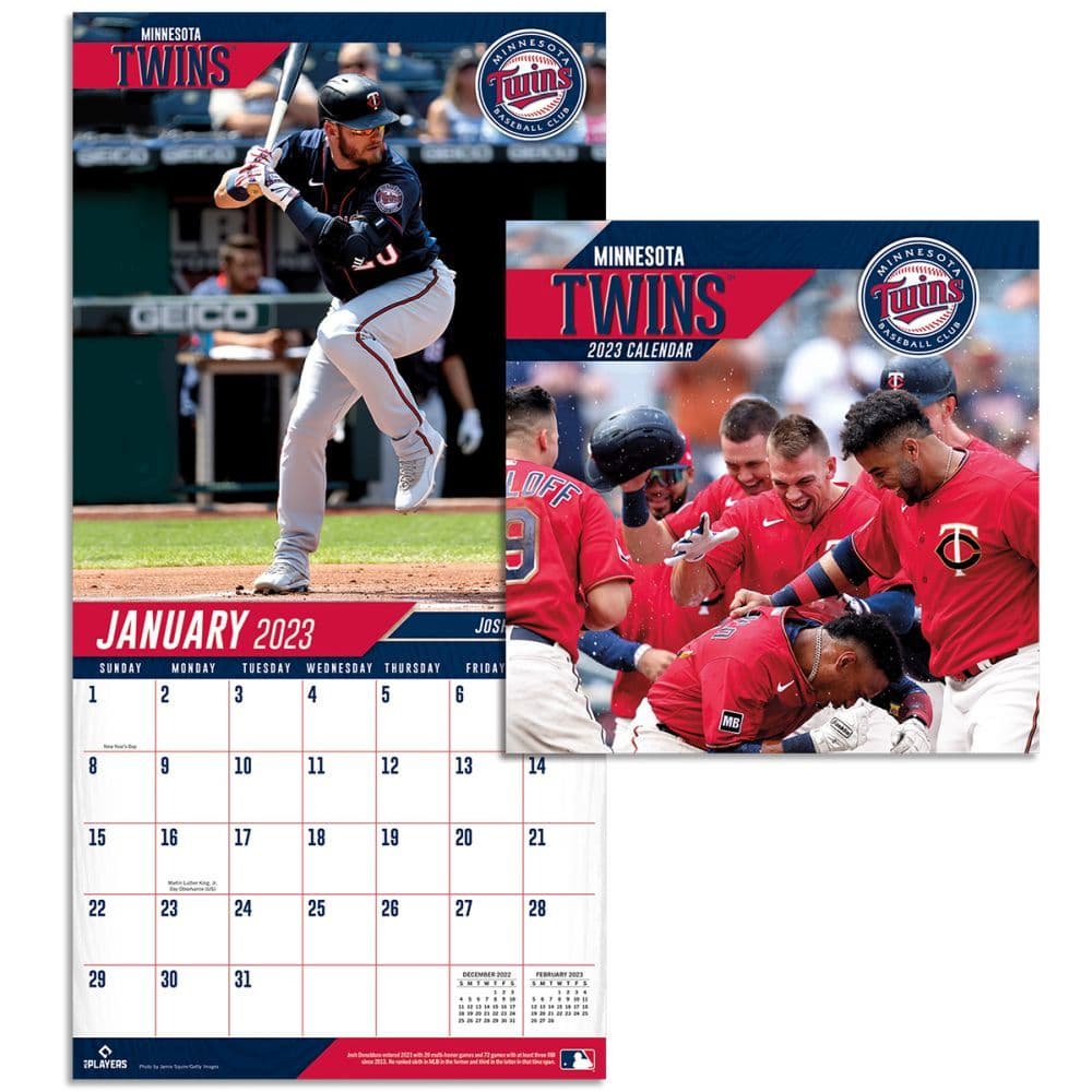 Mlb Calendar 2023 Mlb Minnesota Twins 2023 Mini Wall Calendar - Calendars.com