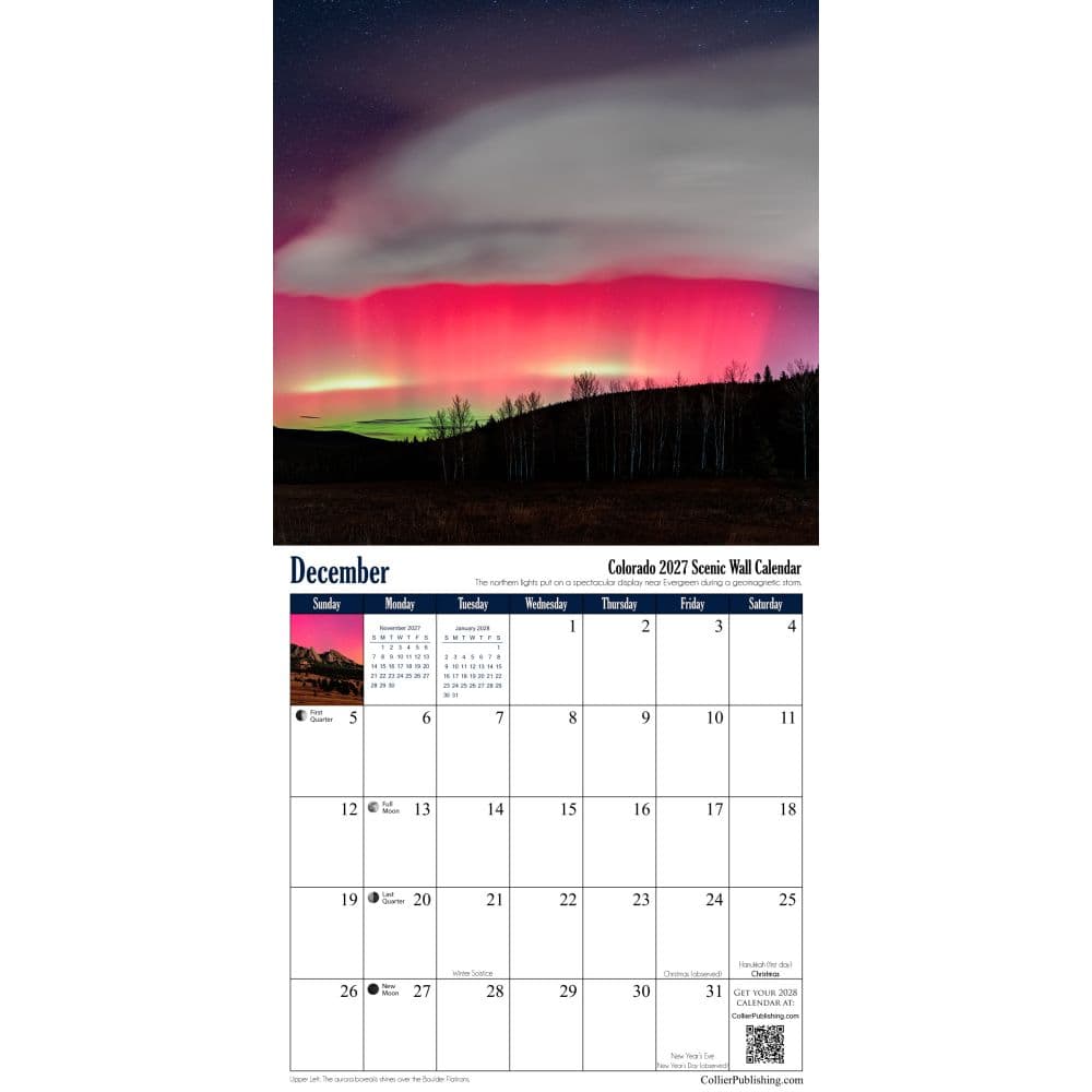 Colorado 2027 Wall Calendar Sixth Alternate Image
