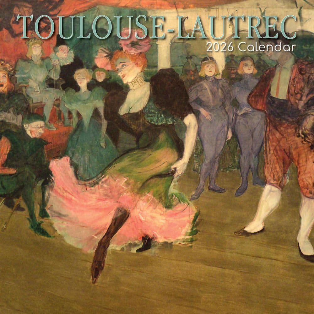 ToulouseLautrec 2026 Wall Calendar Main Image