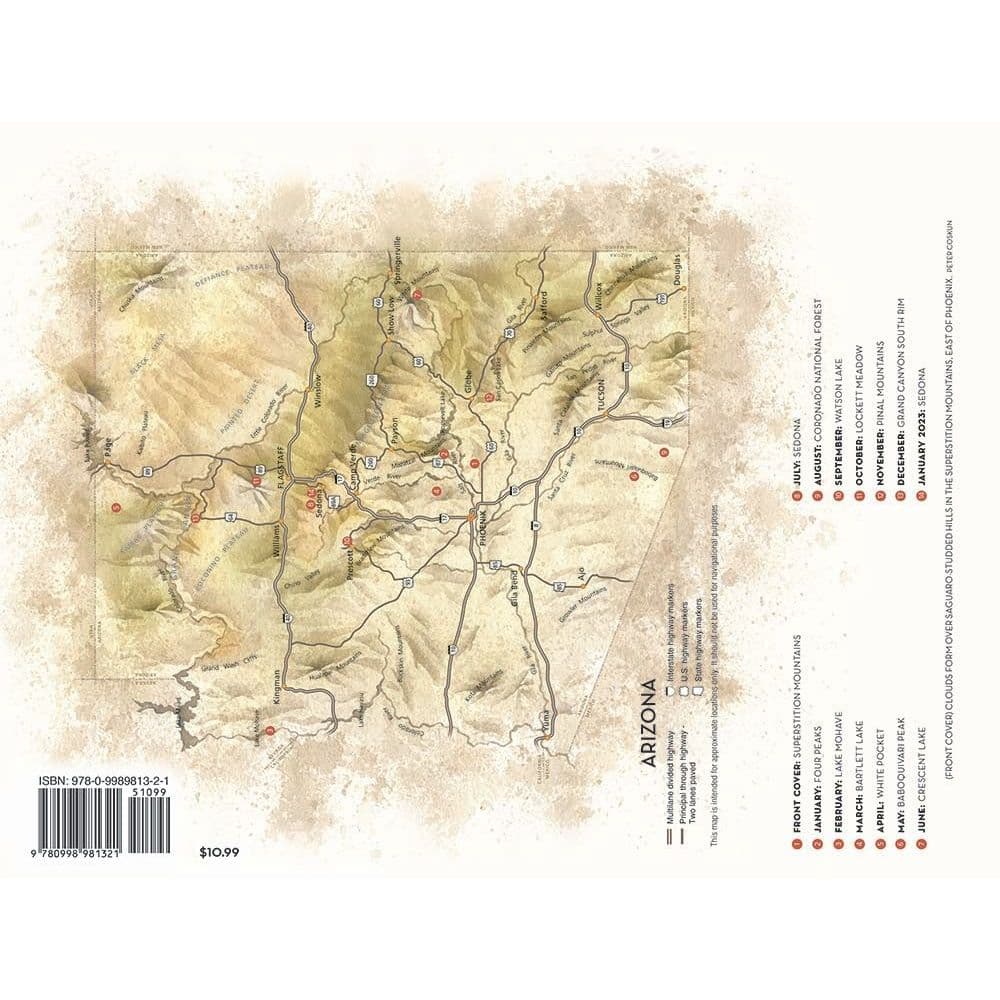 Arizona Highways Calendar 2022 Arizona Highways Classic 2022 Wall Calendar - Calendars.com