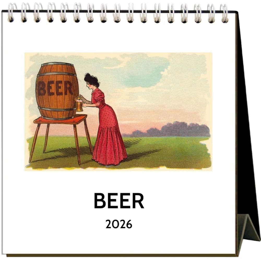 Beer Nostalgic 2026 Easel Desk Calendar Main Product Image