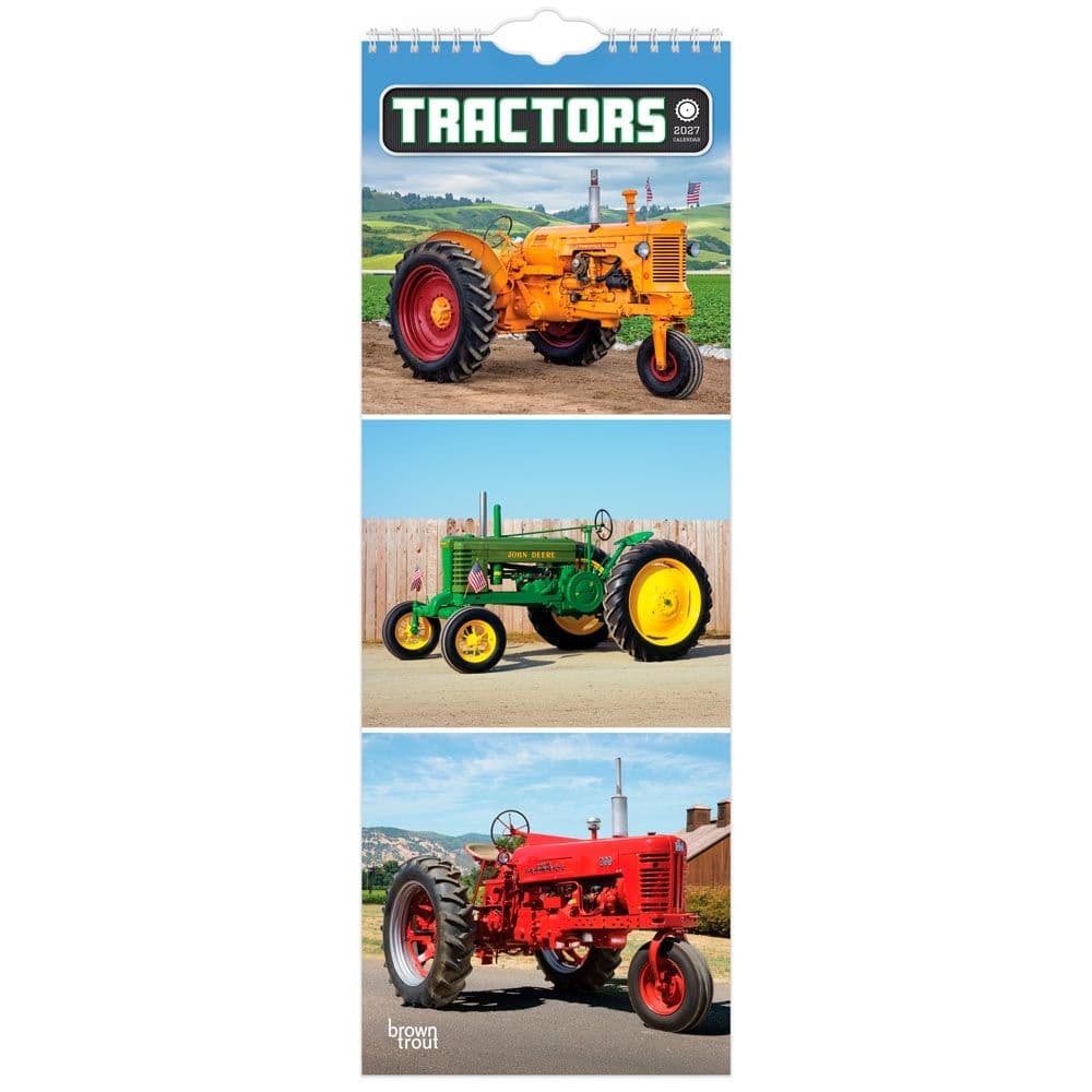 image Tractors Slim 2027 Wall Calendar Main Product Image