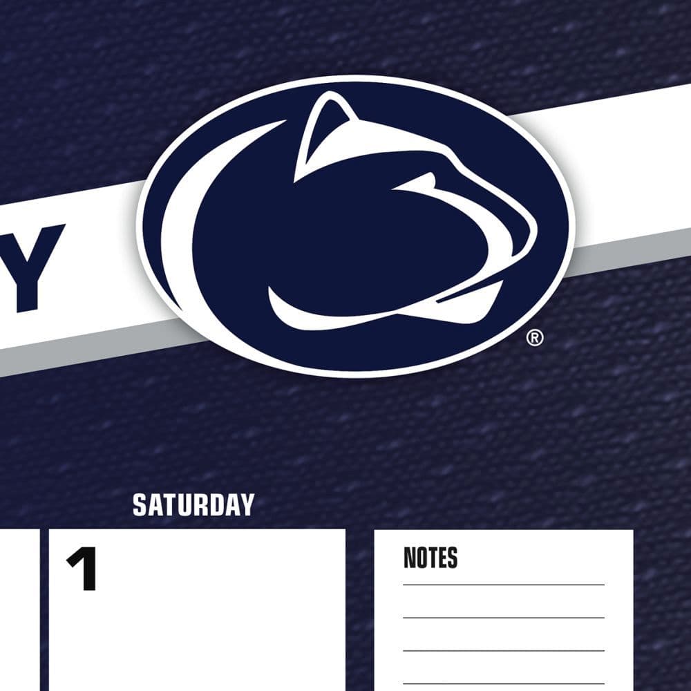 Penn State Calendar 2022 Penn State Nittany Lions 2022 Desk Pad Calendar - Calendars.com
