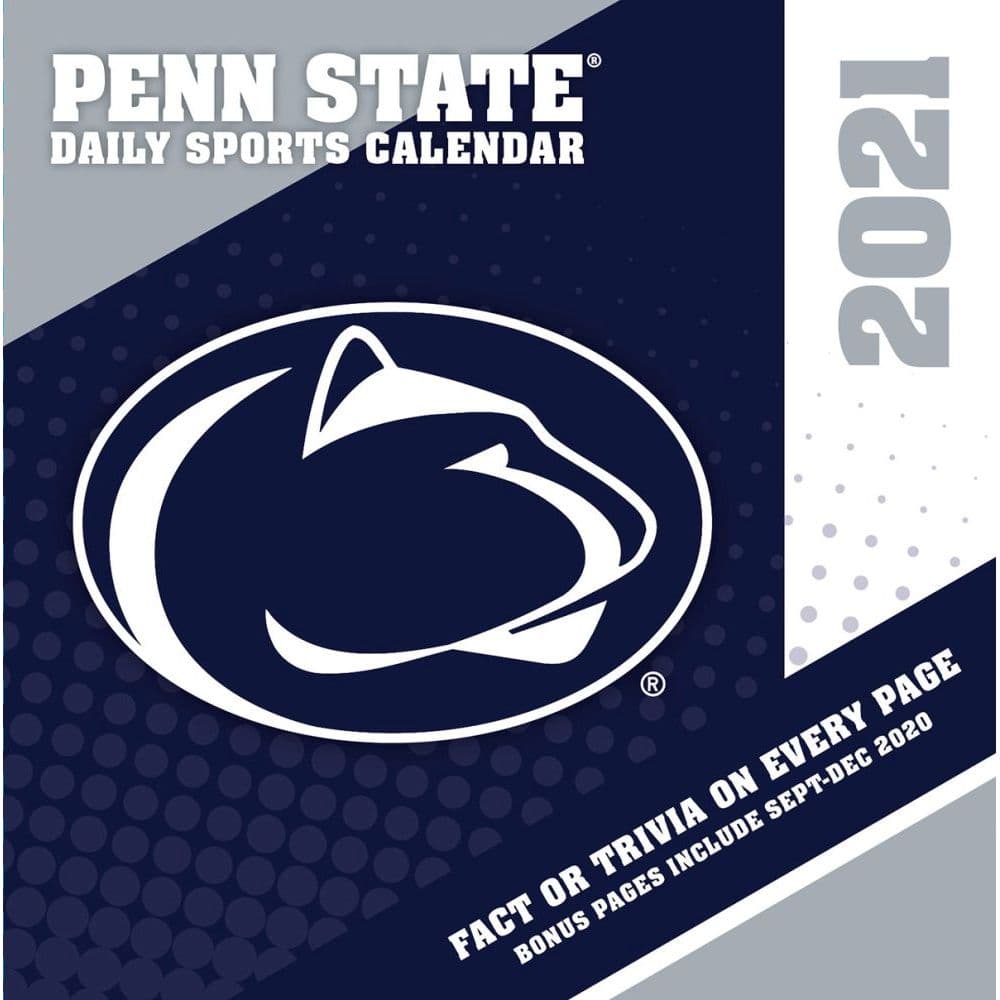 Penn State Nittany Lions 2021 Desk Calendar Calendars Com