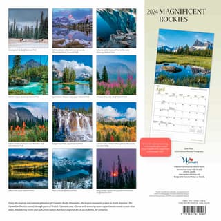 Magnificent Rockies, 2023 7 x 14 Inch Monthly Mini Wall Calendar, Wyman  Publishing