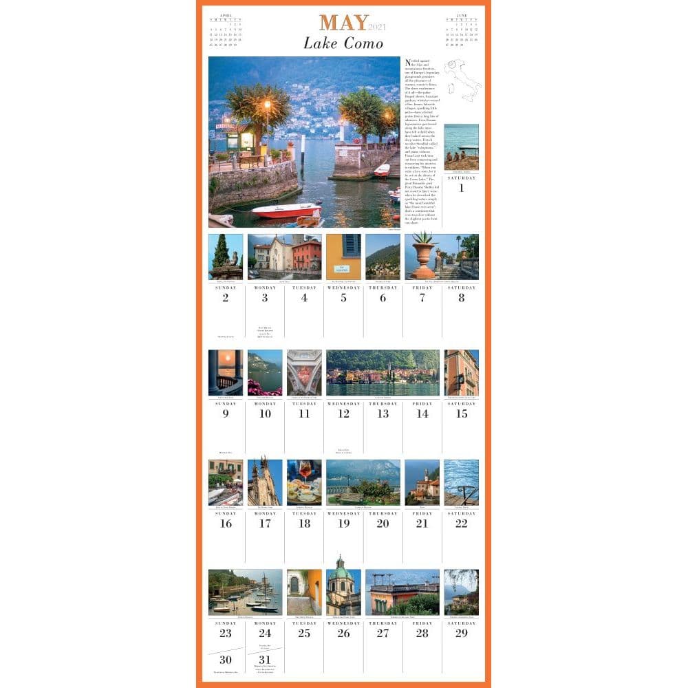 365 Days of Italy Wall Calendar