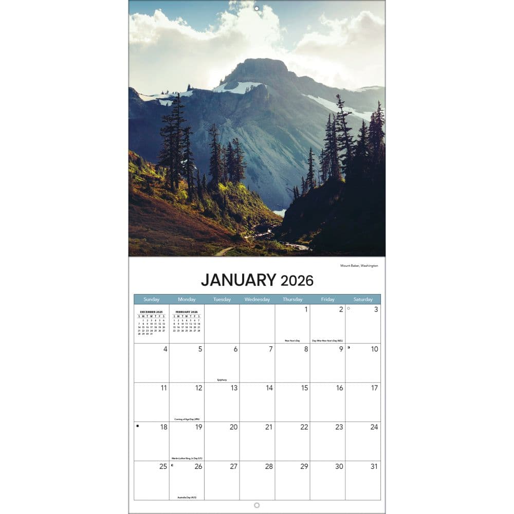 Pacific Northwest Photo 2026 Wall Calendar_ALT3