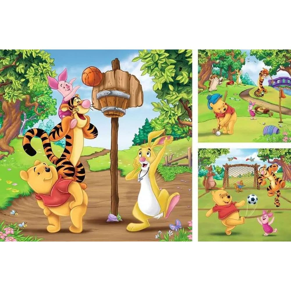 Pooh Sports Day 3x49 Piece Puzzle First Alternate Image