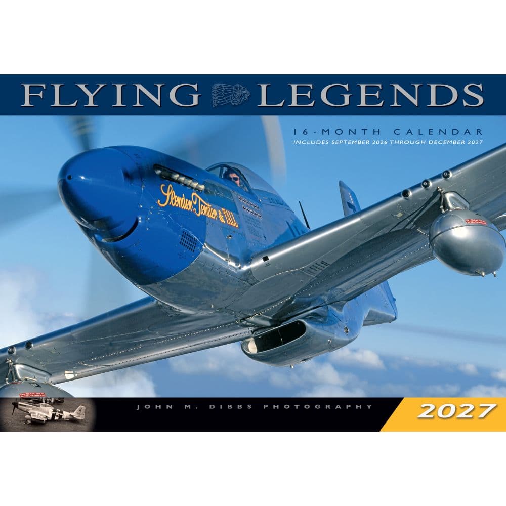 Flying Legends 2027 Wall Calendar Main Product Image