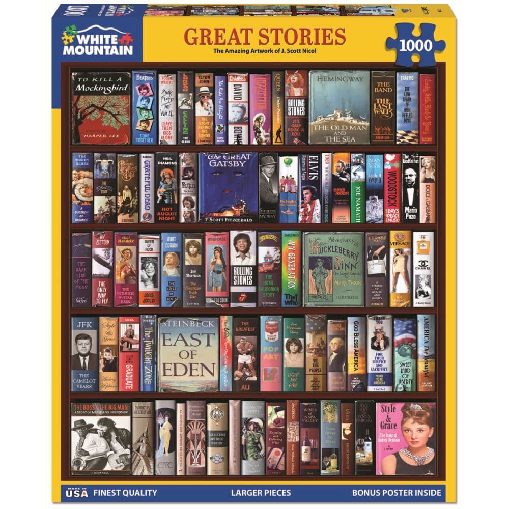 Great Stories 1000 Piece Puzzle Main Product Image width=&quot;1000&quot; height=&quot;1000&quot;