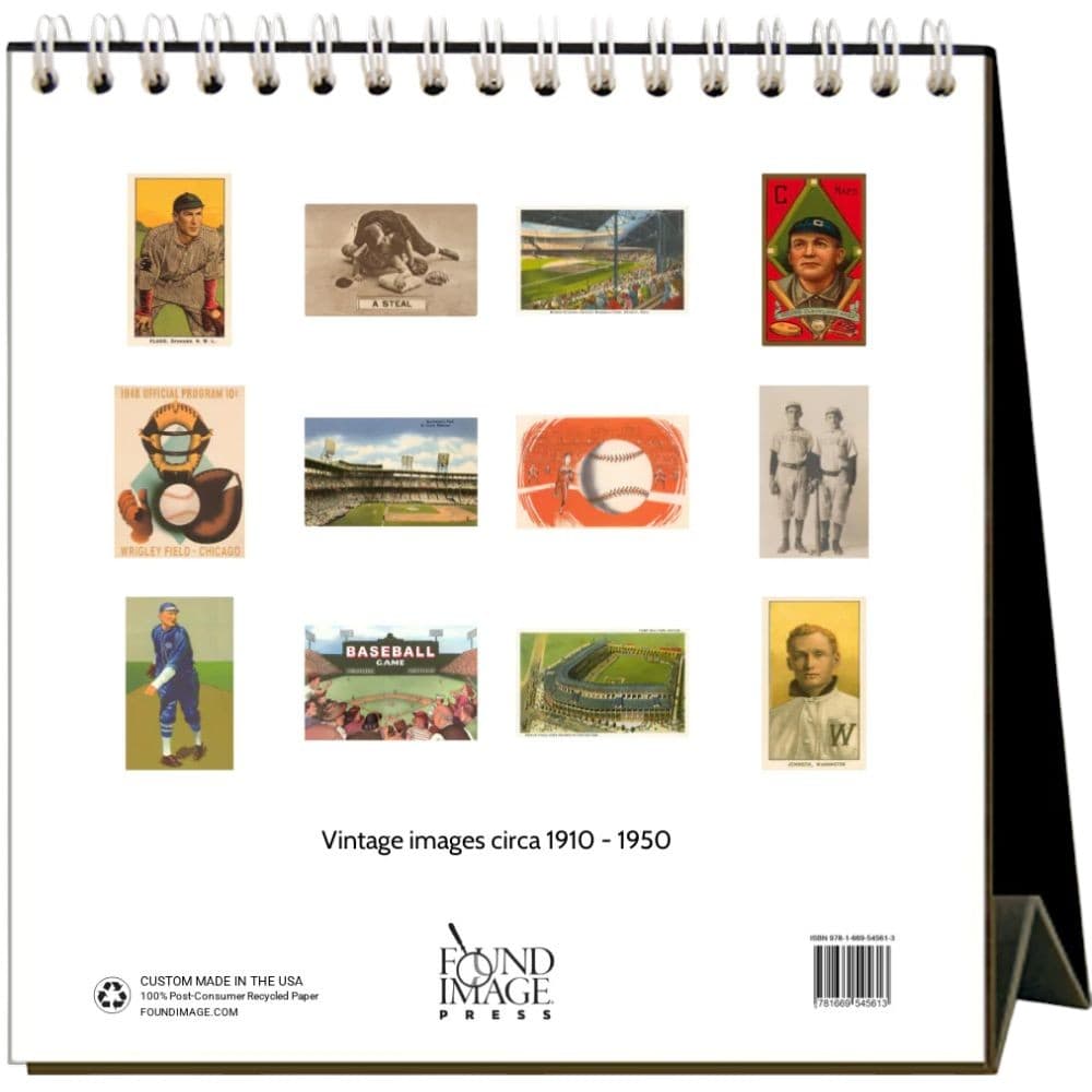 Baseball 2026 Easel Desk Calendar First Alternate image