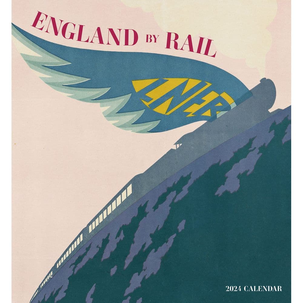 England by Rail 2024 Wall Calendar