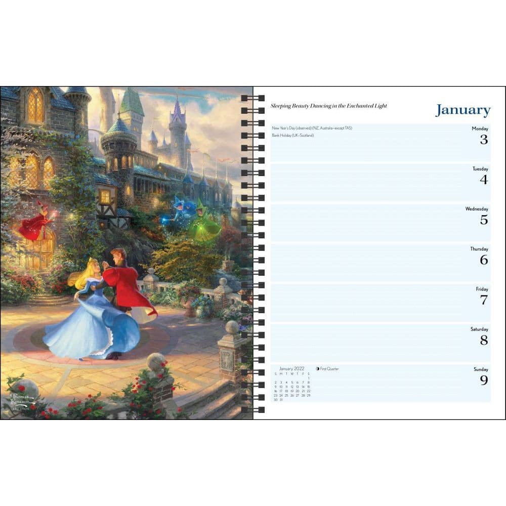 Thomas Kinkade Disney Calendar 2023 Disney Dreams Collection by Thomas Kinkade Studios 2022 Monthly Weekly Engagement Calendar