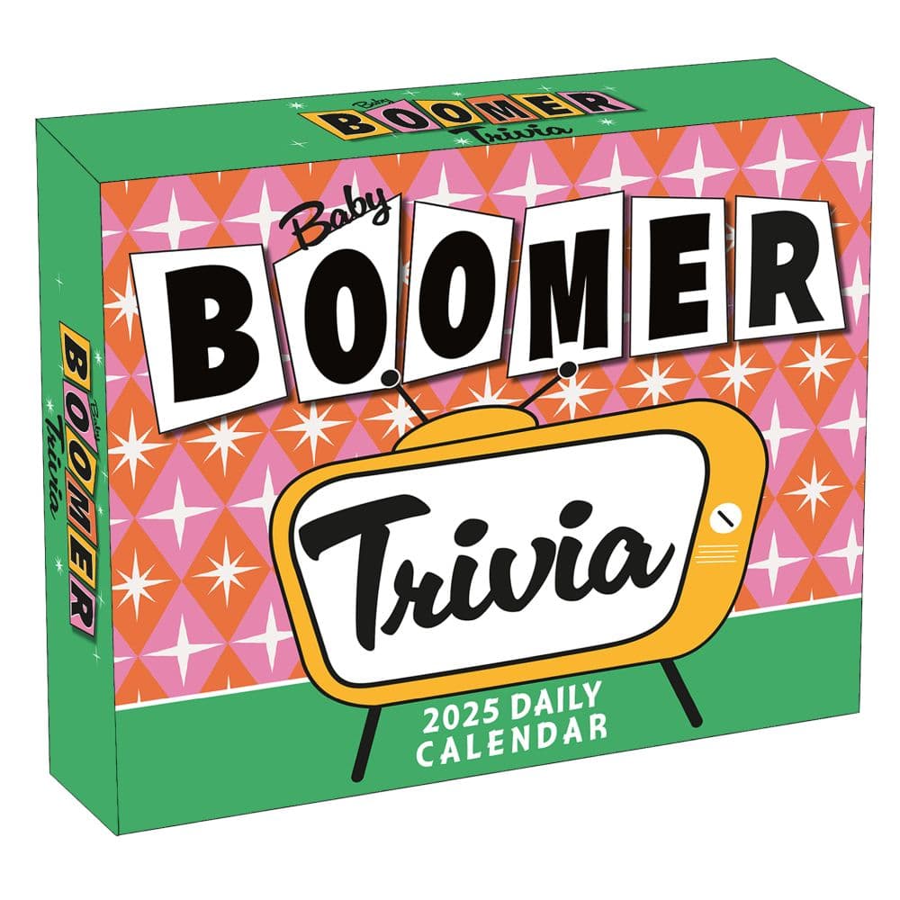 Baby Boomer Trivia 2025 Desk Calendar - Calendars.com