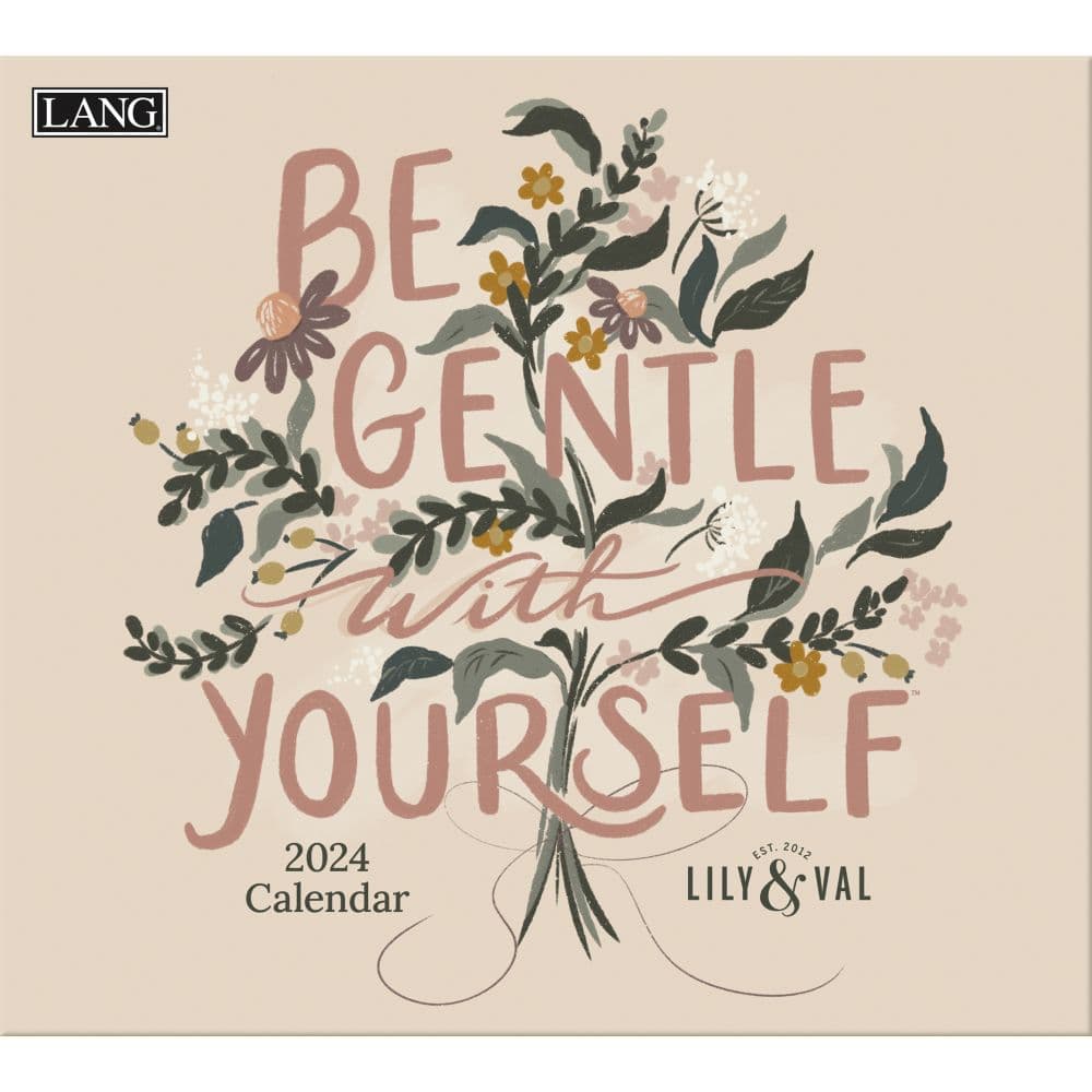 Be Gentle With Yourself 2024 Wall Calendar Main Image