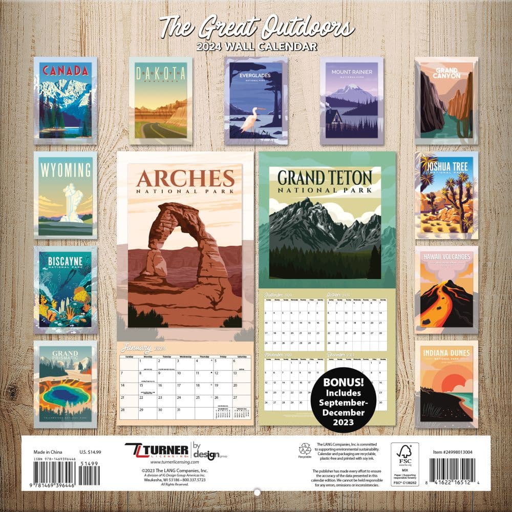 Great Outdoors Photo 2024 Wall Calendar First Alternate 
Image width=&quot;1000&quot; height=&quot;1000&quot;