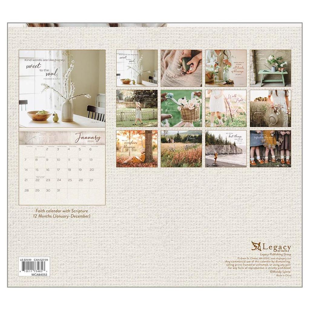 Living in the Light 2024 Wall Calendar First Alternate Image width=&quot;1000&quot; height=&quot;1000&quot;