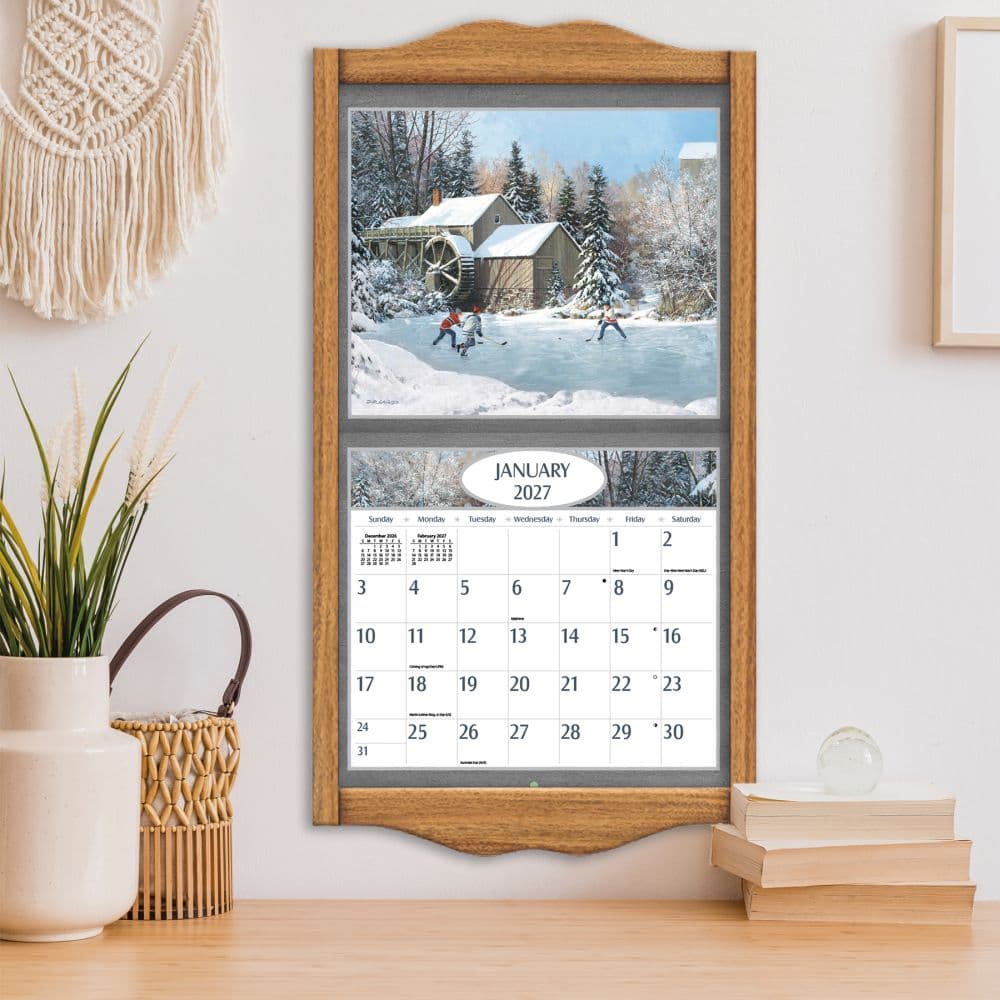 Hockey Hockey Hockey 2027 Wall Calendar by D.R. Laird Sixth Alternate Image