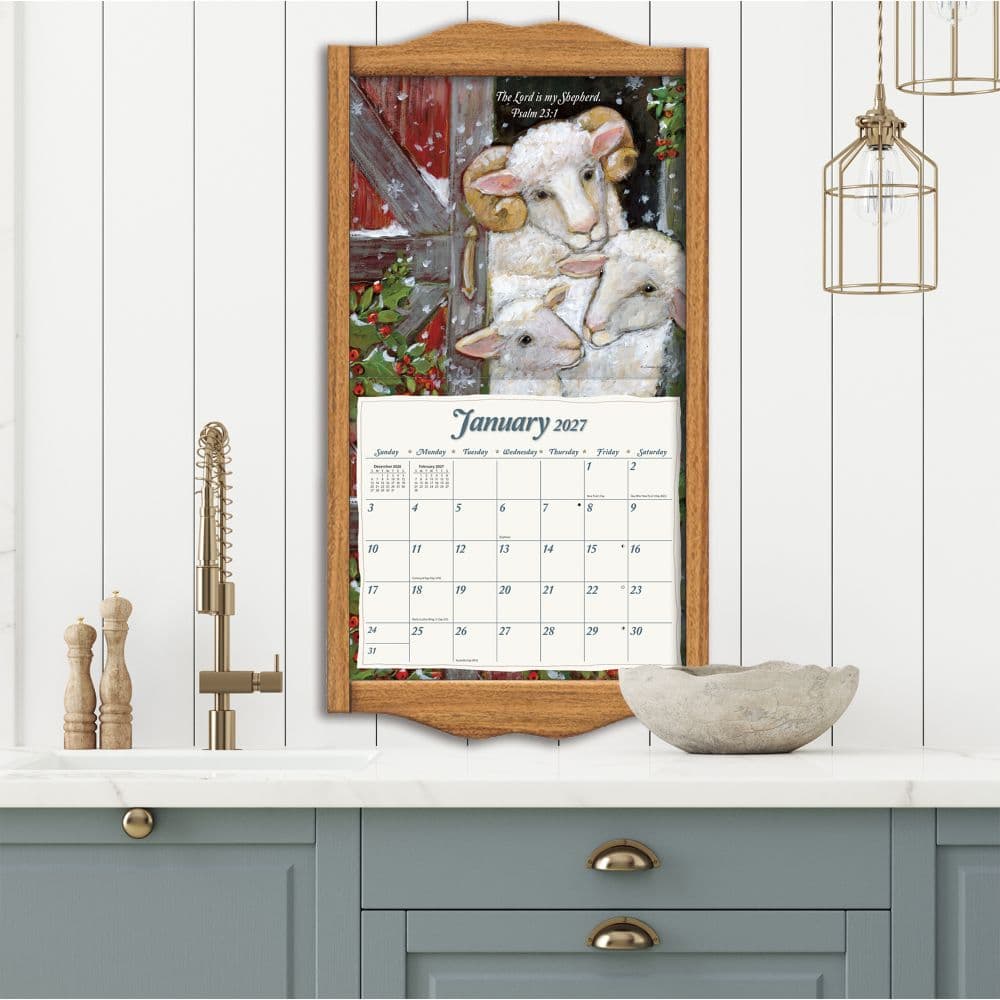 The Lord is My Shepherd 2027 Wall Calendar by Susan Winget Sixth Alternate Image