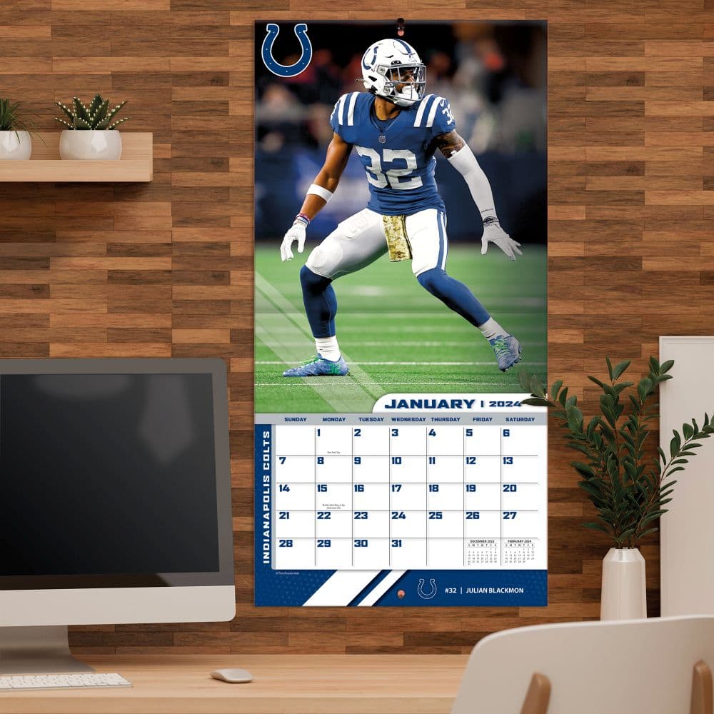 Indianapolis Colts 2024 Wall Calendar