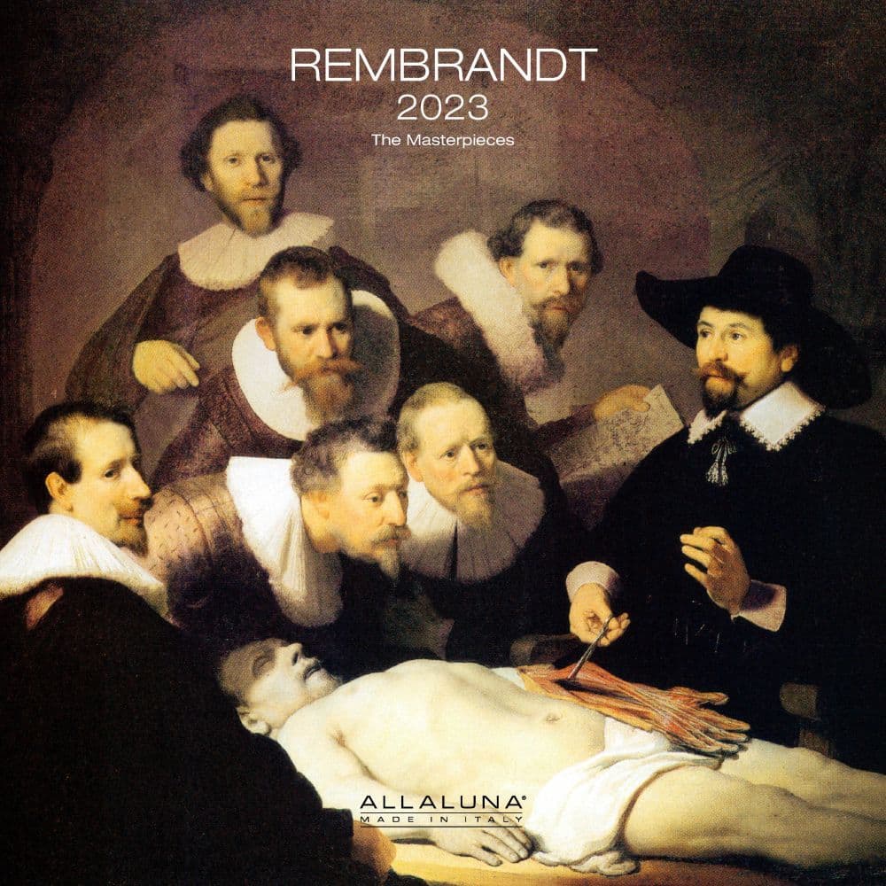 Rembrandt 2023 Wall Calendar