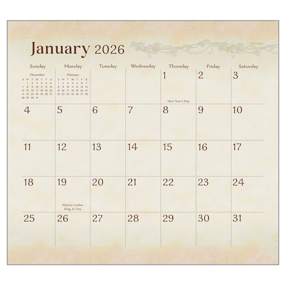 Wine Country by Erin Dertner 2026 Wall Calendar Third Alternate Image