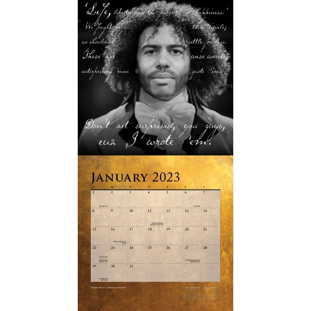 Hamilton 2023 Calendar Hamilton 2023 Wall Calendar - Calendars.com