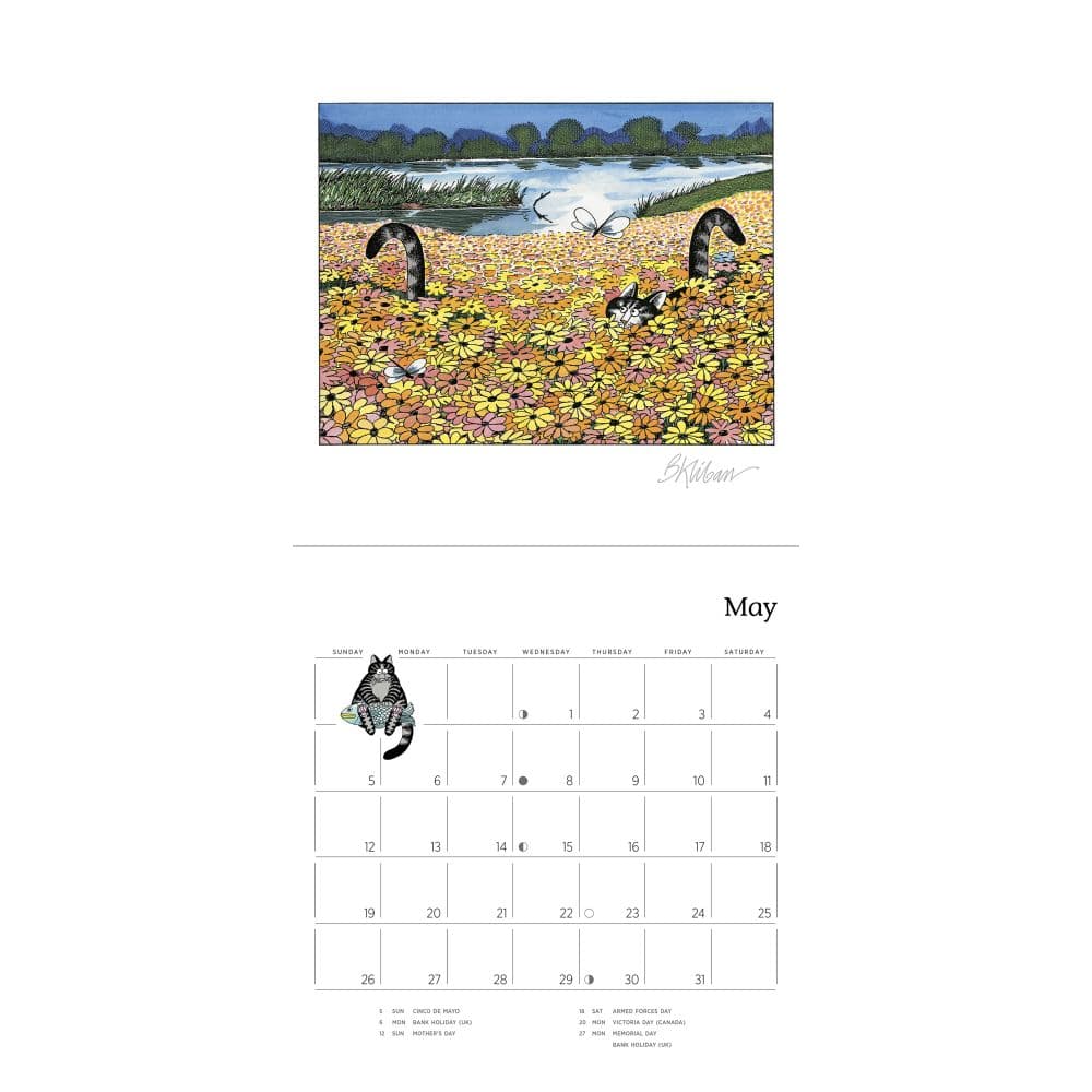 Kliban 2024 Mini Wall Calendar