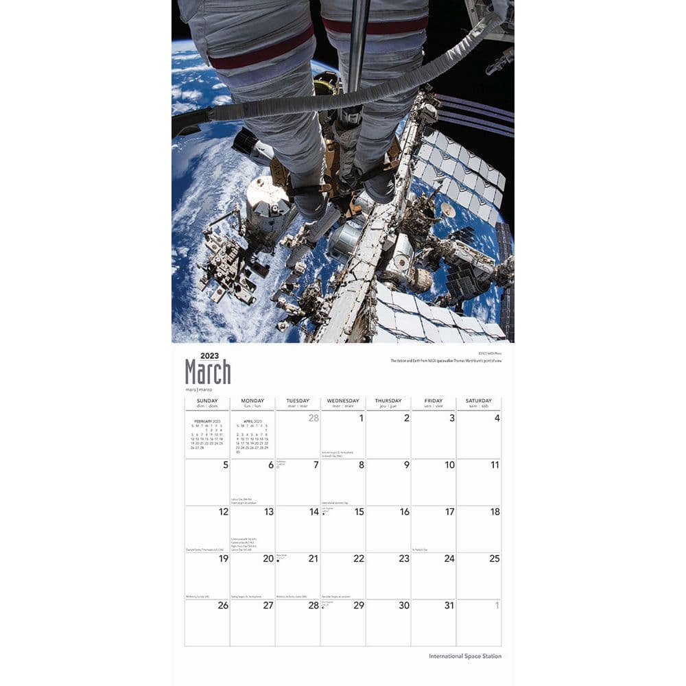 Int Space Station 2023 Wall Calendar - Calendars.com