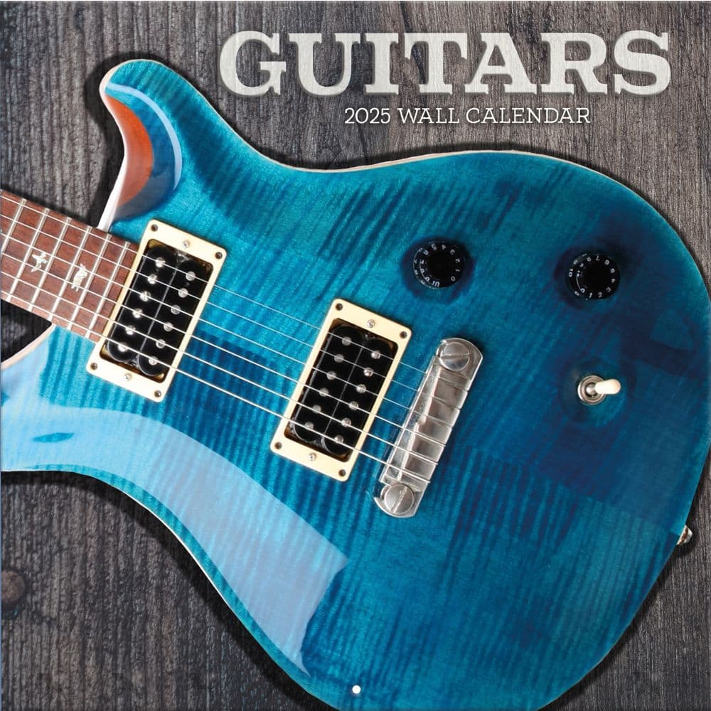 Guitars 2025 Wall Calendar