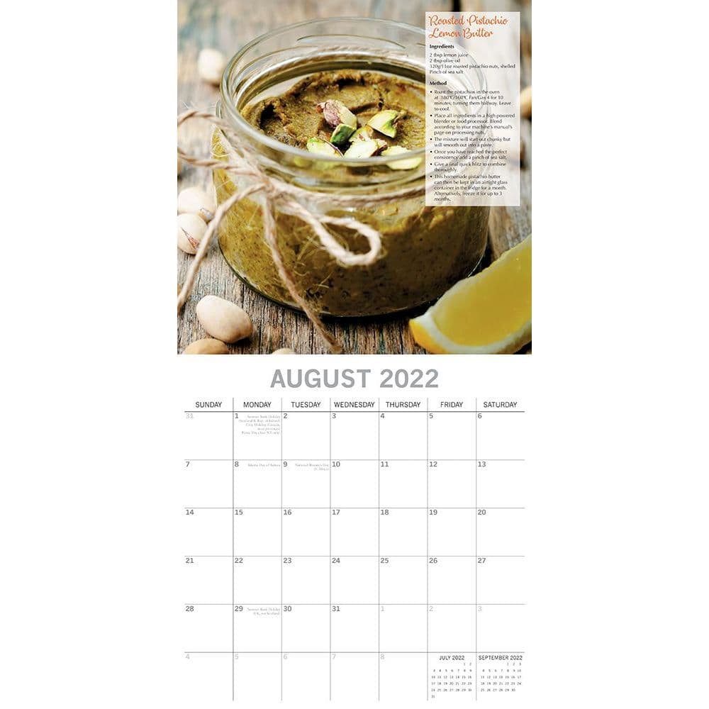 Tasty Vegetarian Recipes 2022 Wall Calendar