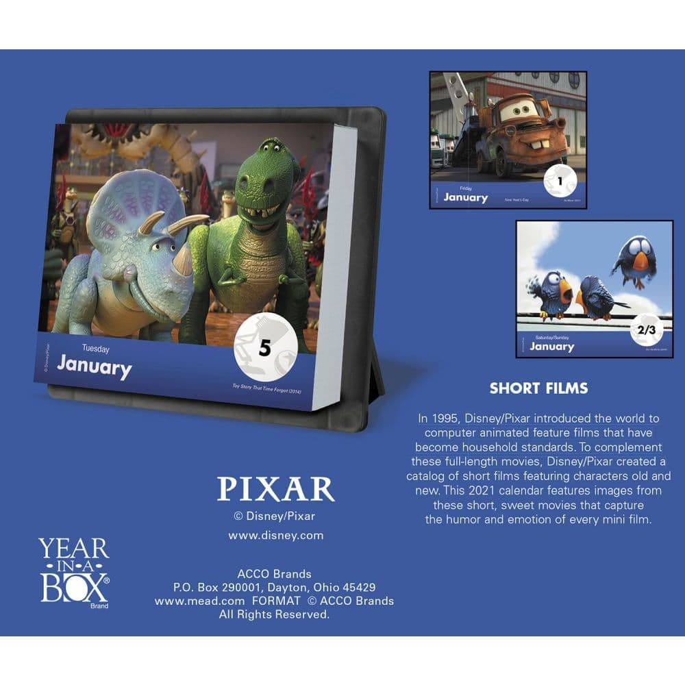 Disney Pixar Desk Calendar